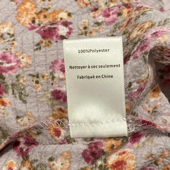 Astr The Label Cut Out back puff sleeve Midi Dress floral 16798 - Picture 15 of 16
